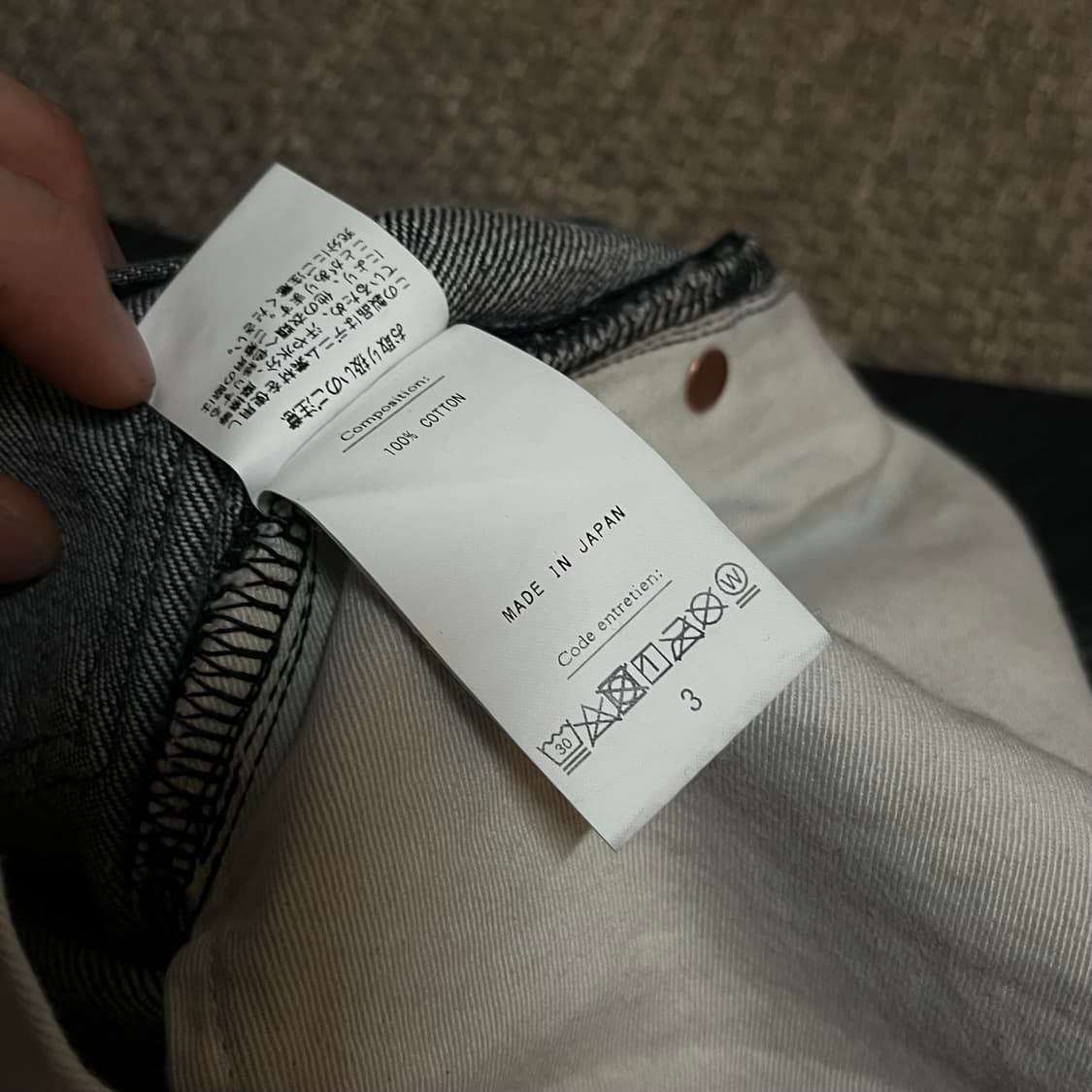 HERILL HL DENIM 4PK Black vintage 3사이즈 상품이미지6