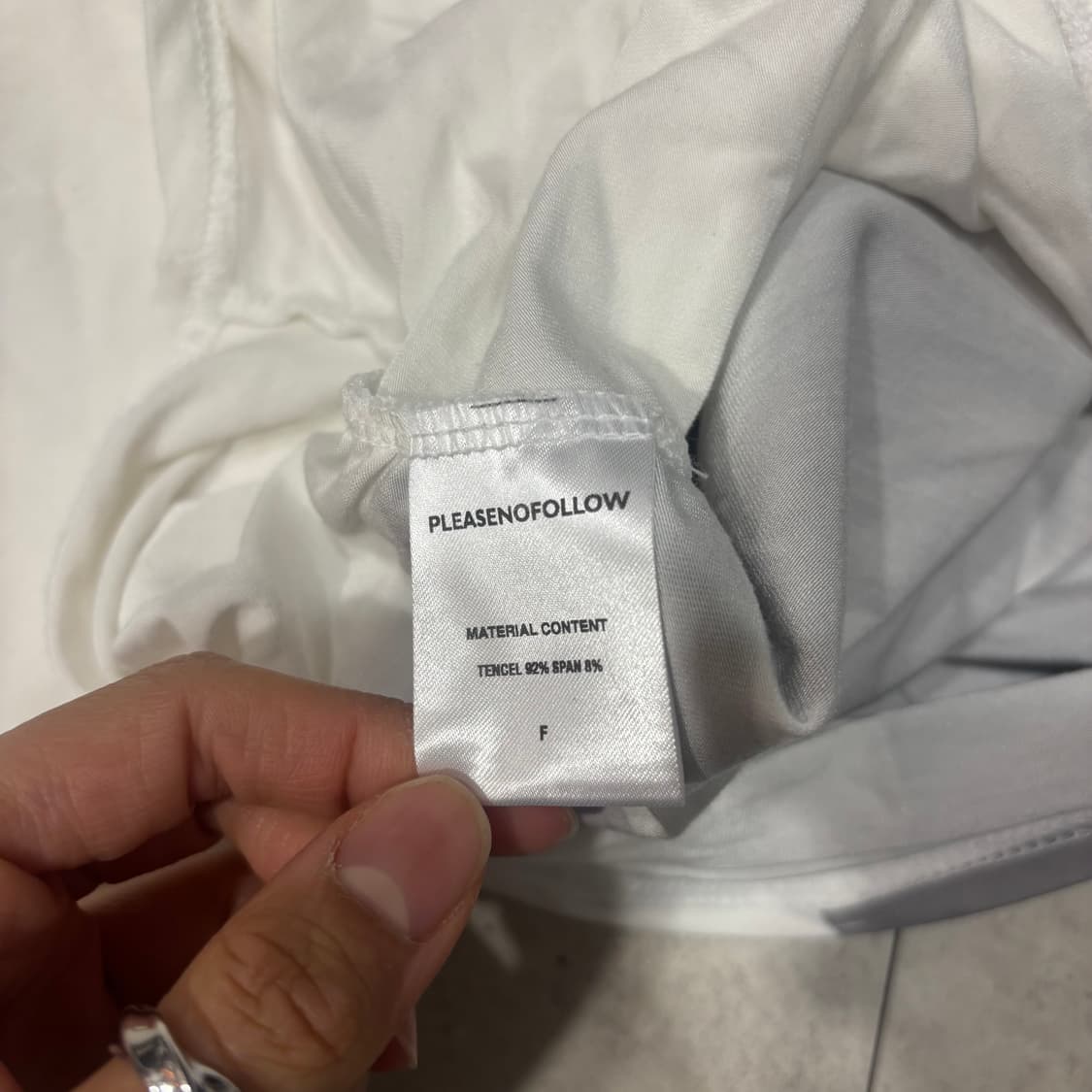 플리즈노팔로우) Kai One Shoulder Long Sleeve 상품이미지8