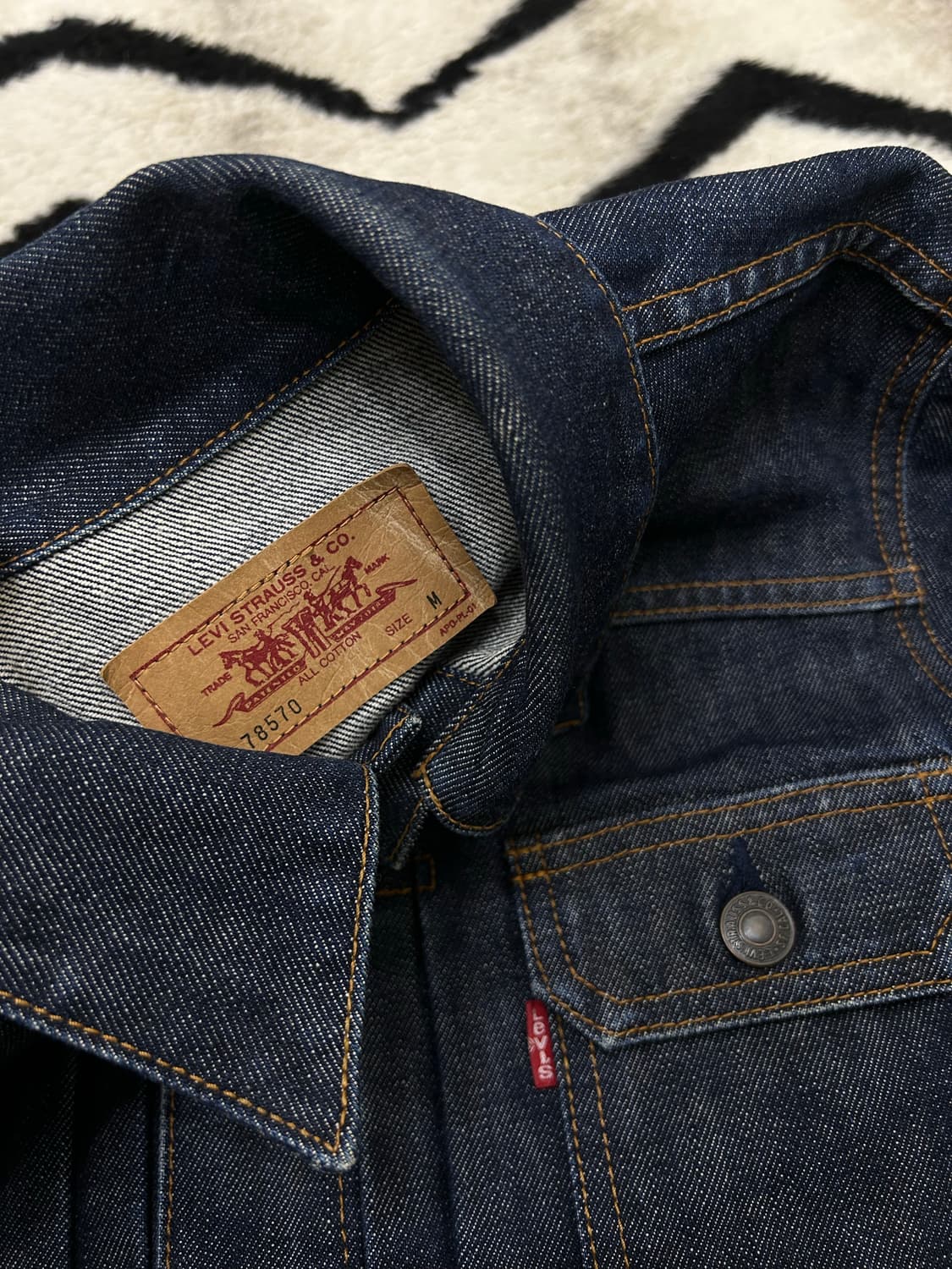 [여성M]리바이스LVC 2세대 데님 트러커 자켓/생지 상품이미지5