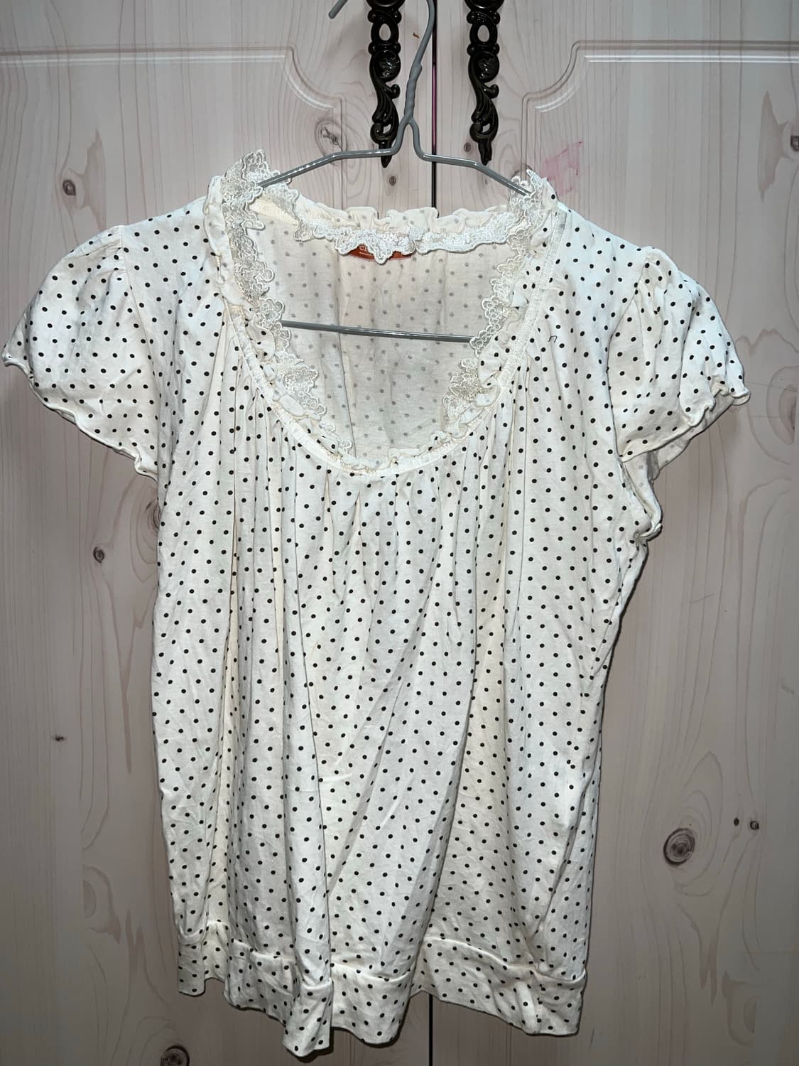 페어리 모리걸 도트 레이스 티  상품이미지1