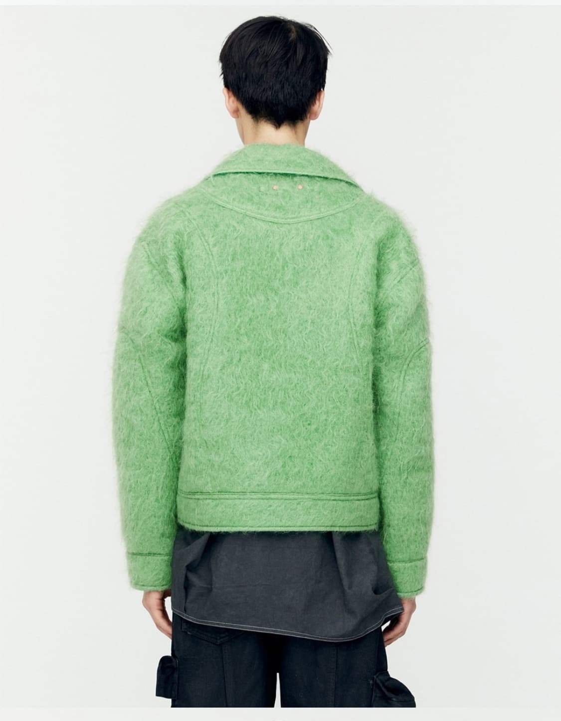 앤더슨벨 Green Wado Shaggy Wool Jacket 상품이미지7