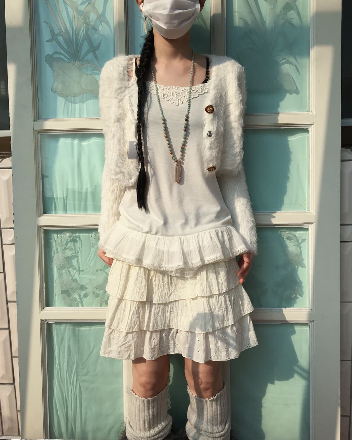 Fluffy knit cardigan 상품이미지5