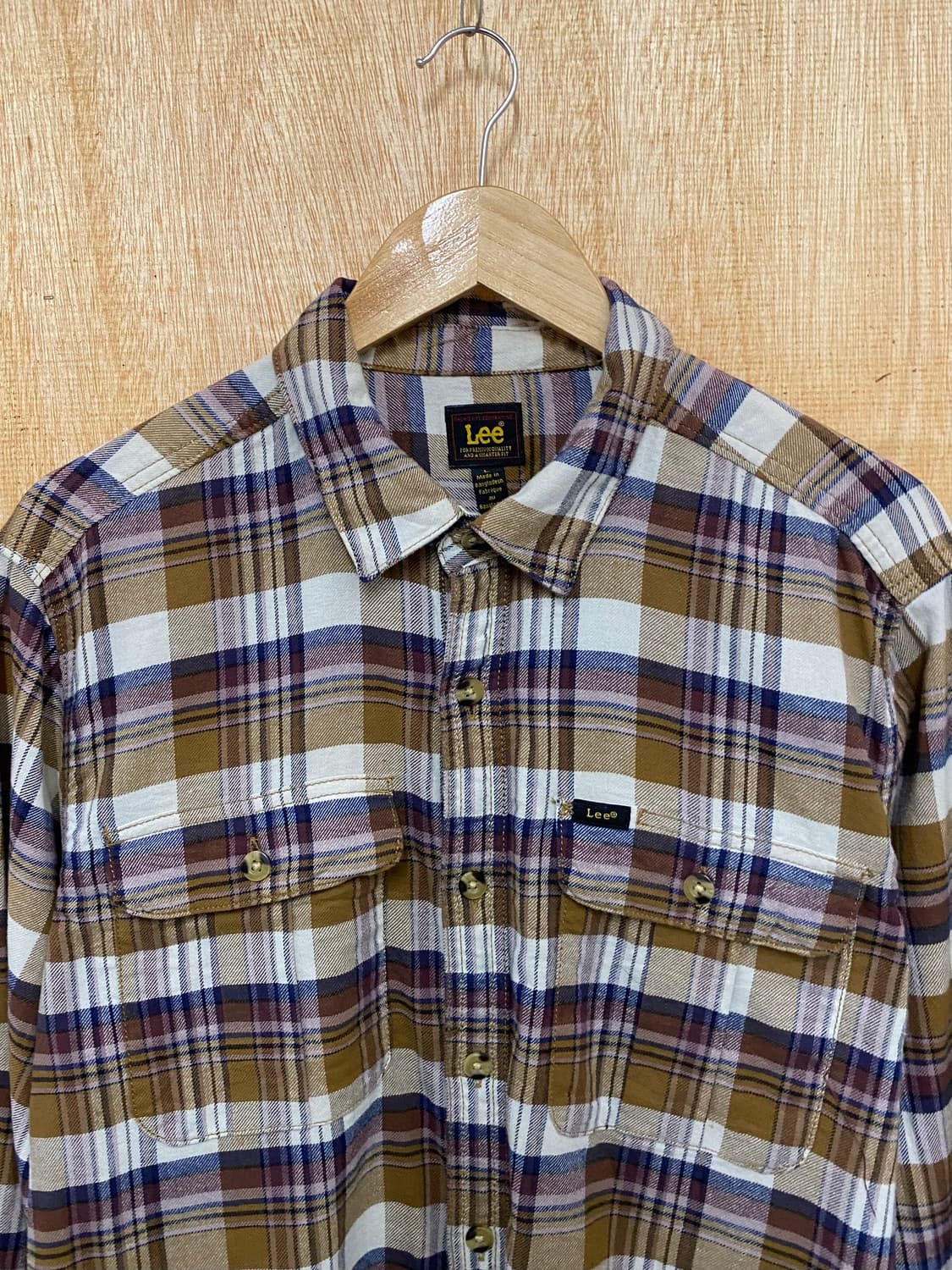 LEE madras check flannel shirts 마드라스 체크 상품이미지4