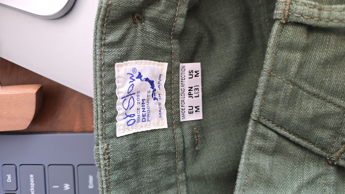 [오어슬로우] 퍼티그 팬츠 레귤러핏 그린 01-5002-16 상품이미지5