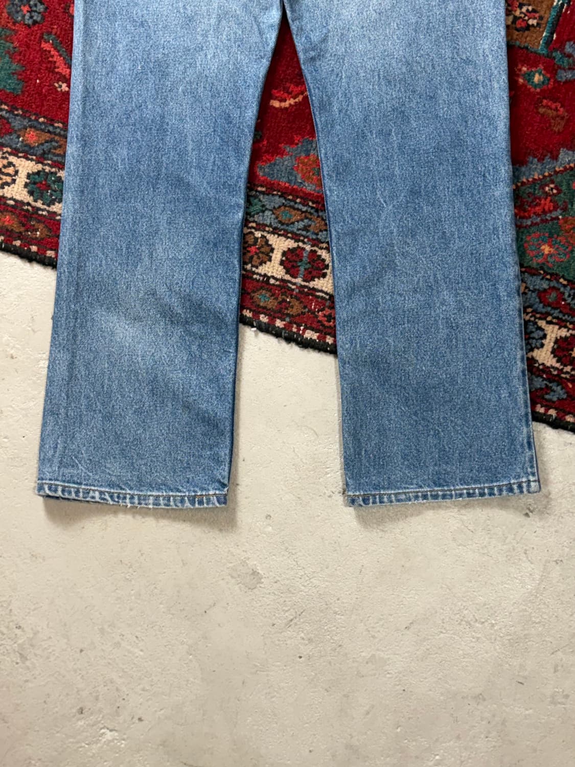 90's USA Made 빈티지 리바이스 517 오렌지탭 부츠컷 데님 상품이미지8