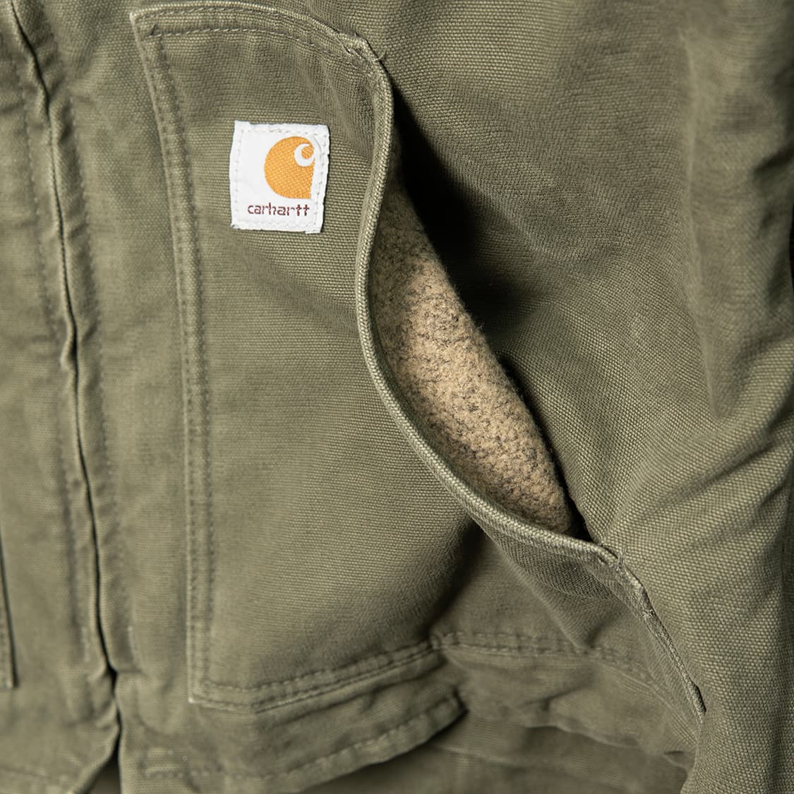 [100] 00s 칼하트 WV001 쉐르파 라이닝 모크넥 베스트  상품이미지4