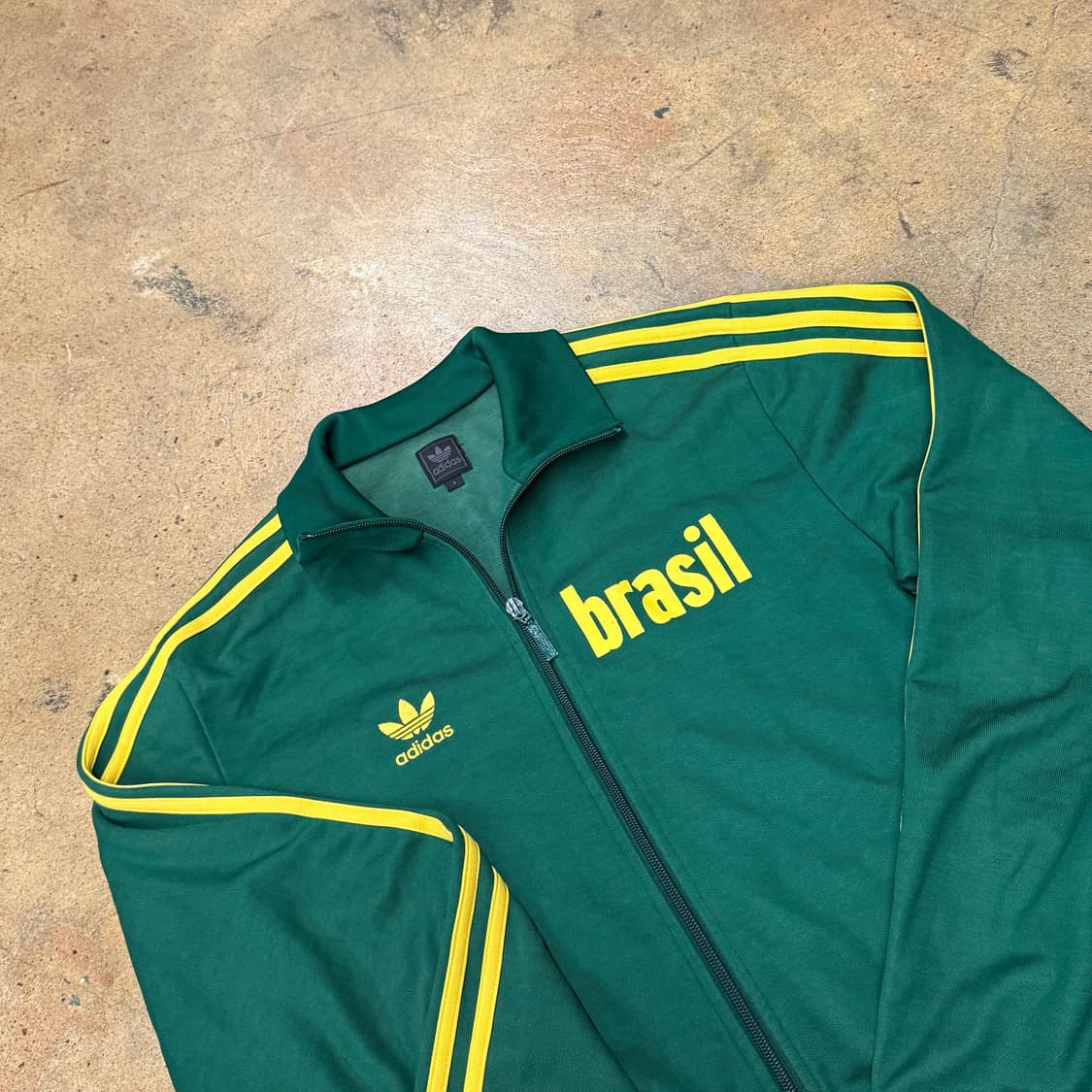 아디다스 브라질 초노 그린 옐로우 져지 트랙탑 상품이미지1