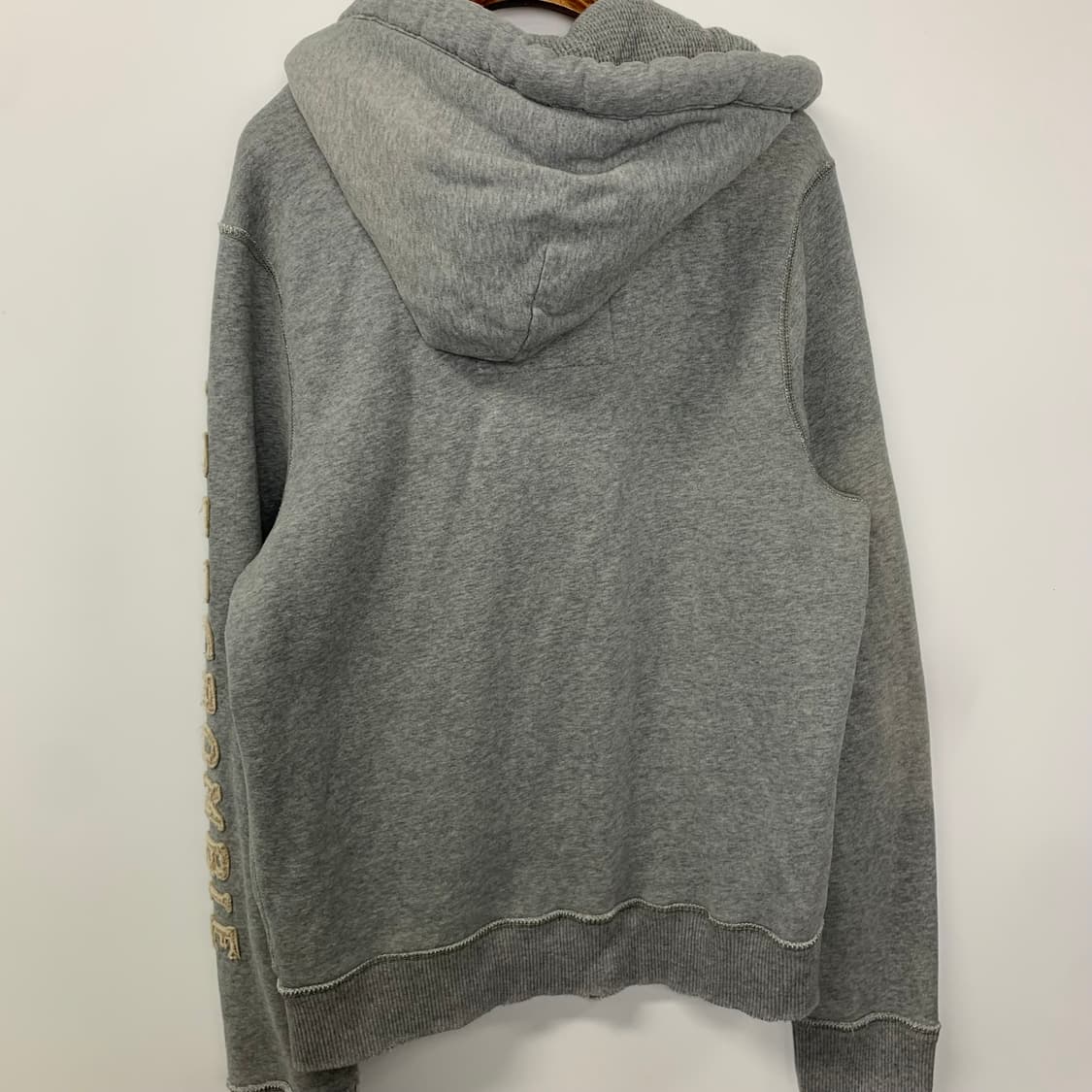 아베크롬비 y2k 와투케 그레이 버튼 후드집업 상품이미지3