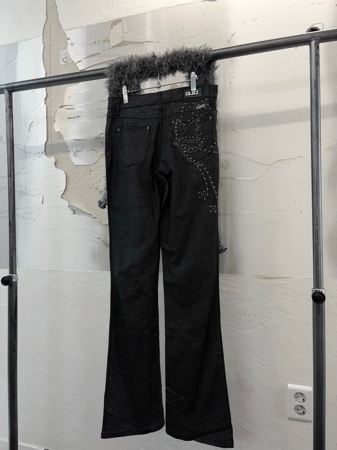 patterned bootcut pants 상품이미지4