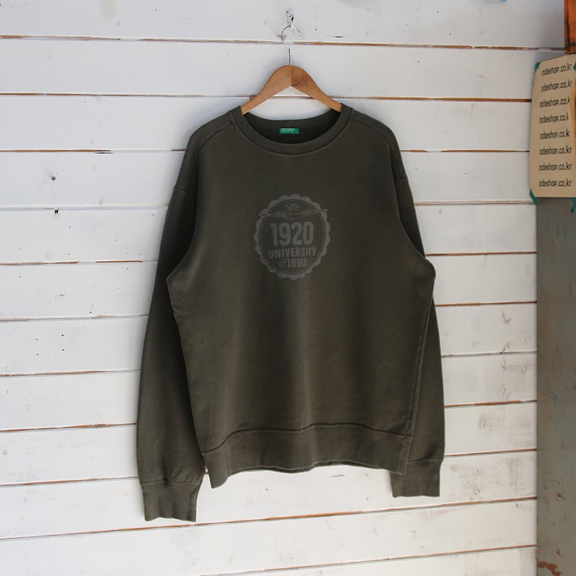 (착용컷) BENETTON 스웻 셔츠 (남성용 105-108) 상품이미지1