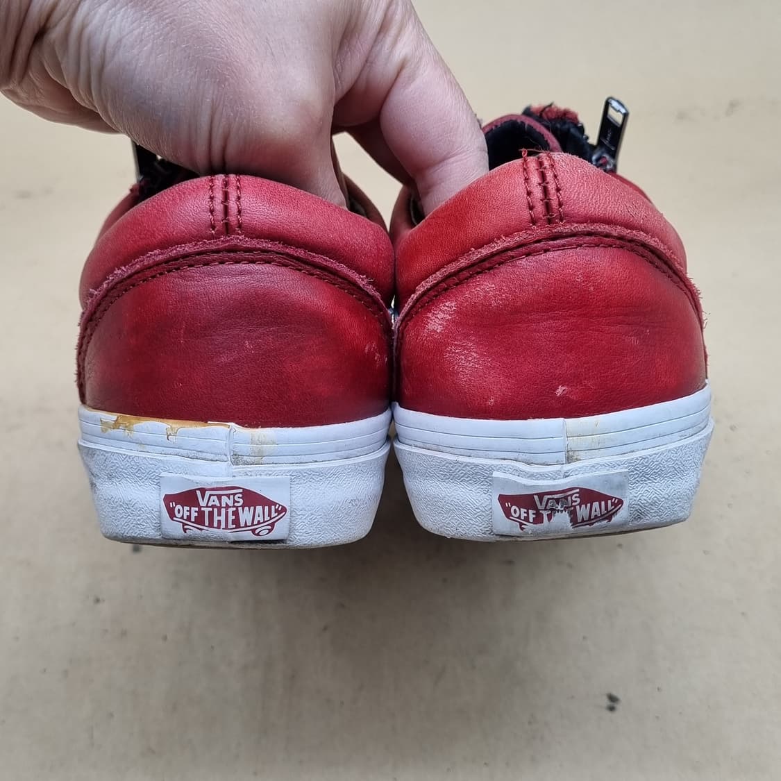 반스 올드스쿨 레더짚 여성스니커즈230  상품이미지4