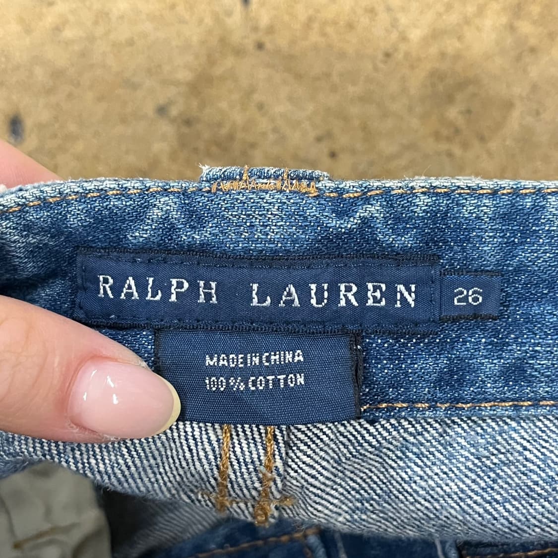 [정품/26] 폴로 랄프로렌 워싱 데님 청바지 b18 상품이미지5