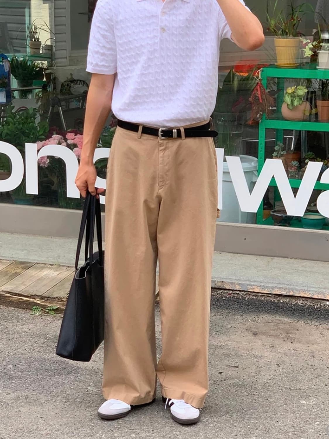 닐렛 워크 팬츠 (베이지 새상품) 상품이미지3