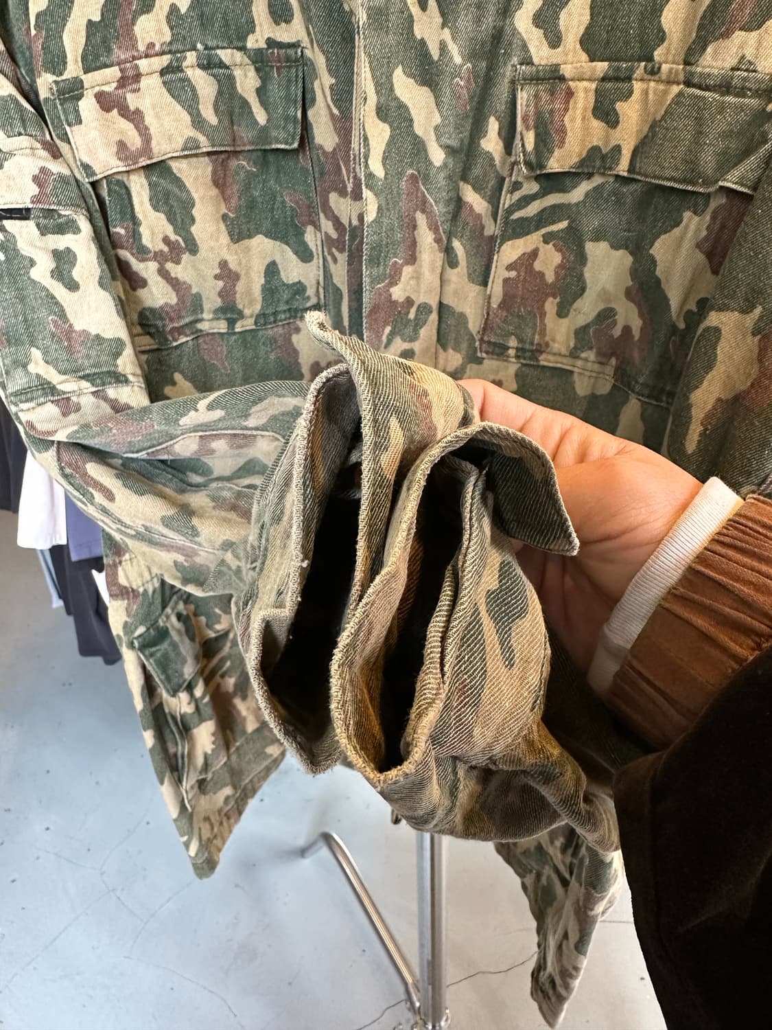 90s 러시아군 Russian army 페이드 카모 필드 자켓 상품이미지7