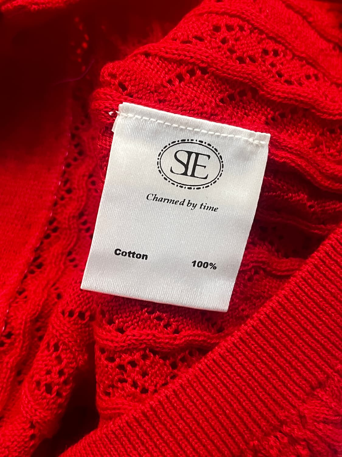 시엔느 가디건 레드 상품이미지5