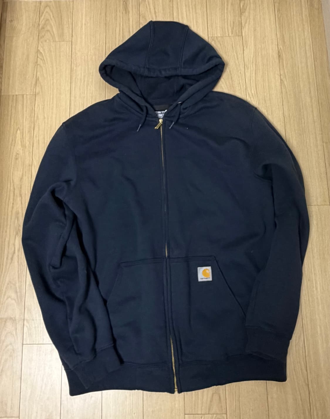 칼하트 후드집업 네이비 상품이미지1