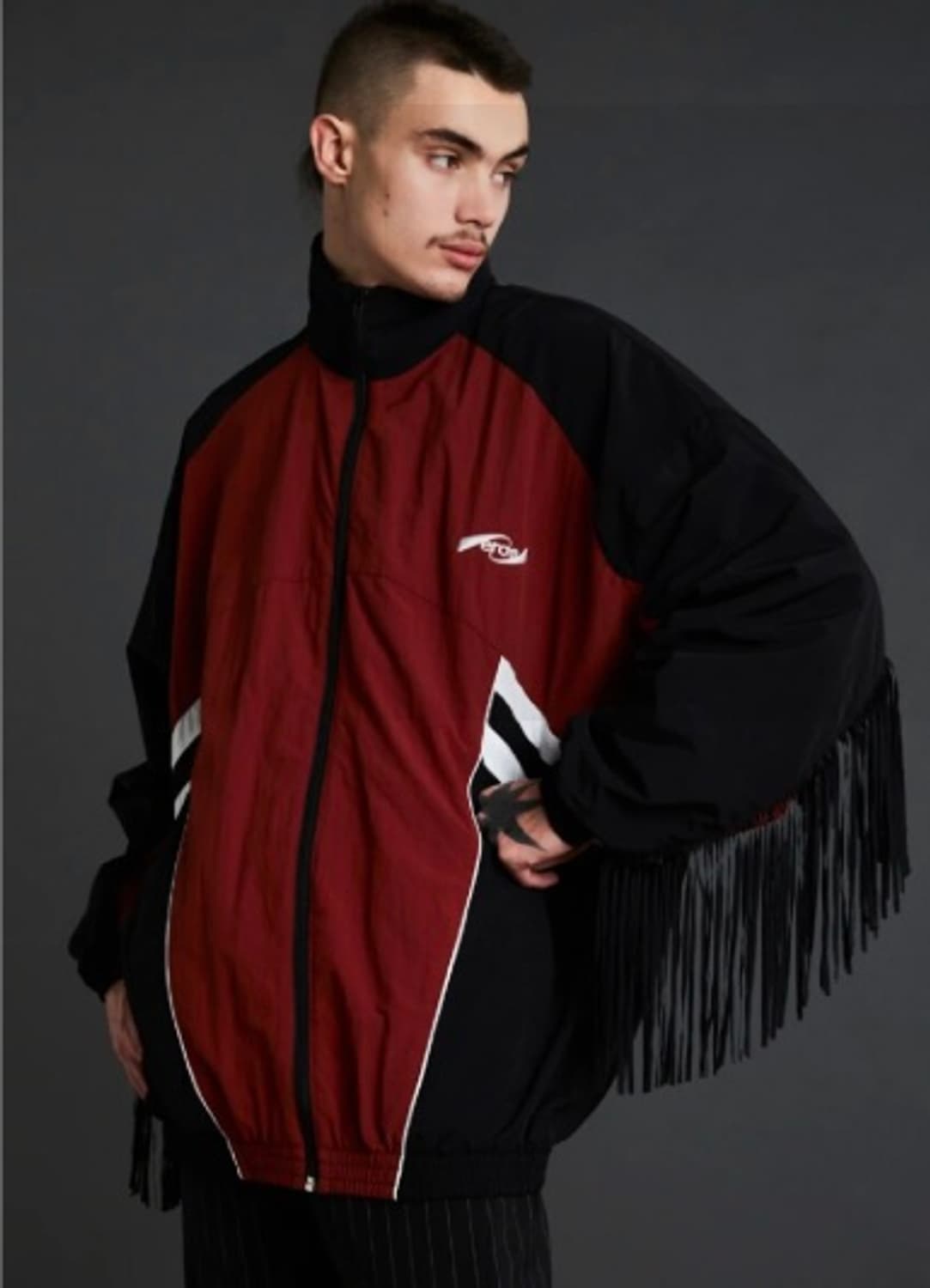 MARTINE ROSE 23FW FRINGE TRACK JACKET 상품이미지6