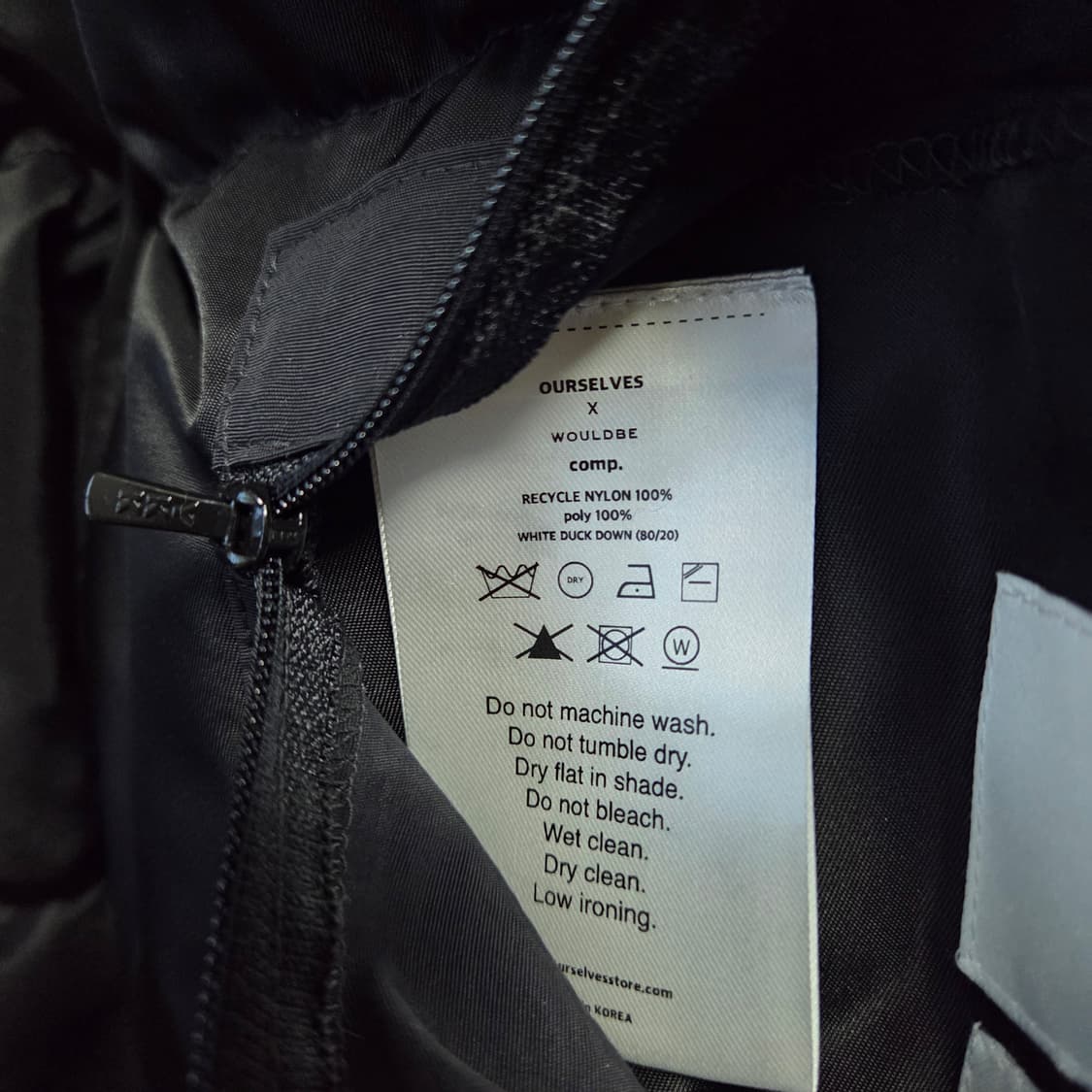 [1] 우드비 x 아워셀브스 덕다운 베스트 블랙 / 아워셀브즈 패딩 조끼 상품이미지4
