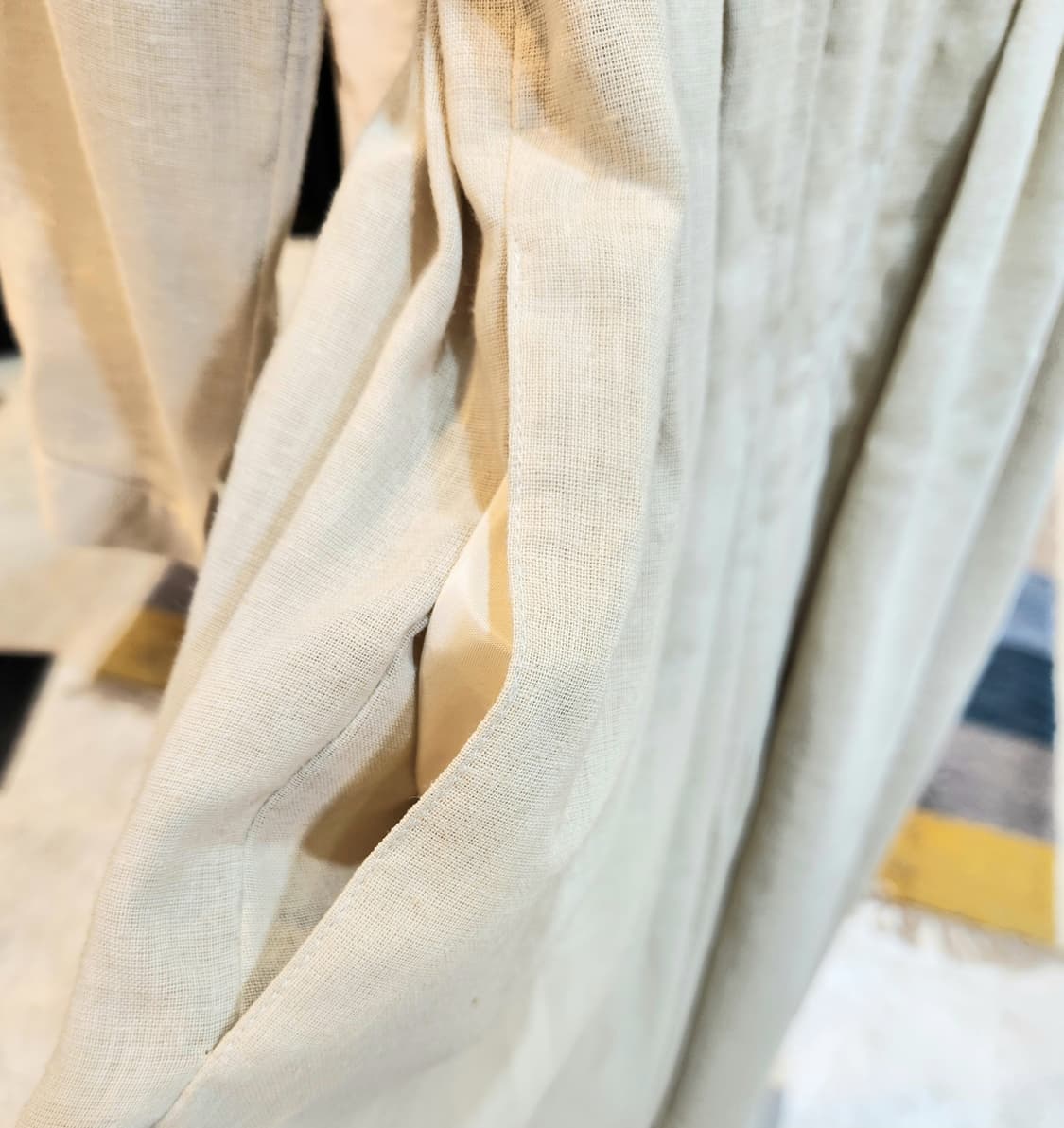 일본 빈티지 리넨 블렌드 원피스 미사용품 상품이미지5