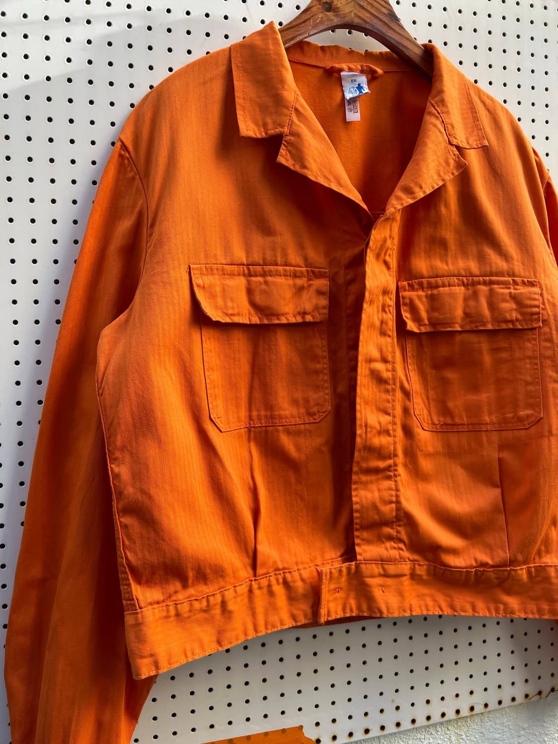 (DEADSTOCK) FRENCH ORANGE 헤링본트윌 프렌치워크자켓 상품이미지5