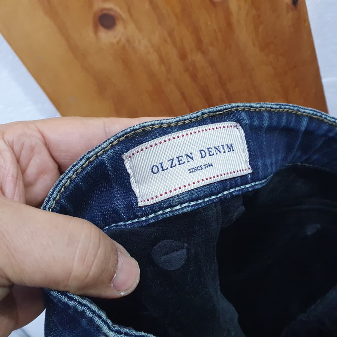 올젠 겨울 데님 청바지(32) 상품이미지4