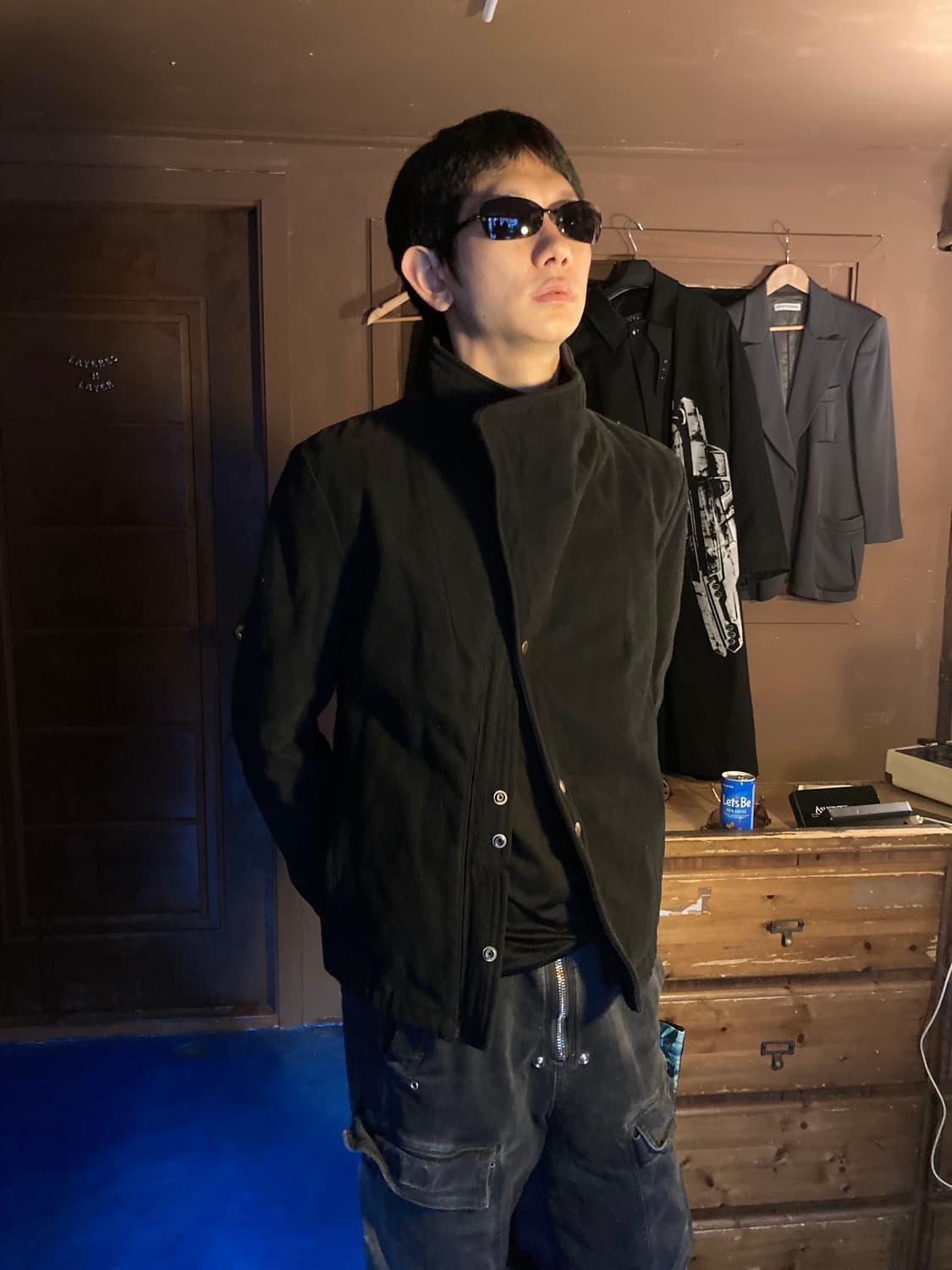 CODES COMBINE ASYMMETRY COLLAR JAKCET 상품이미지2