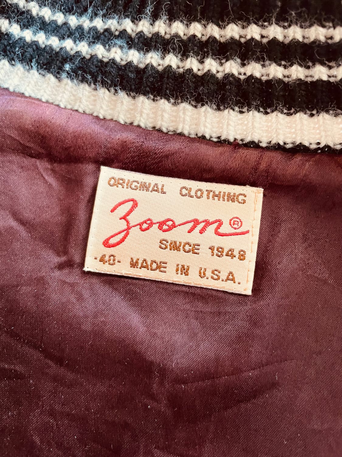 American vintage 체인스티치 울 자켓 상품이미지8