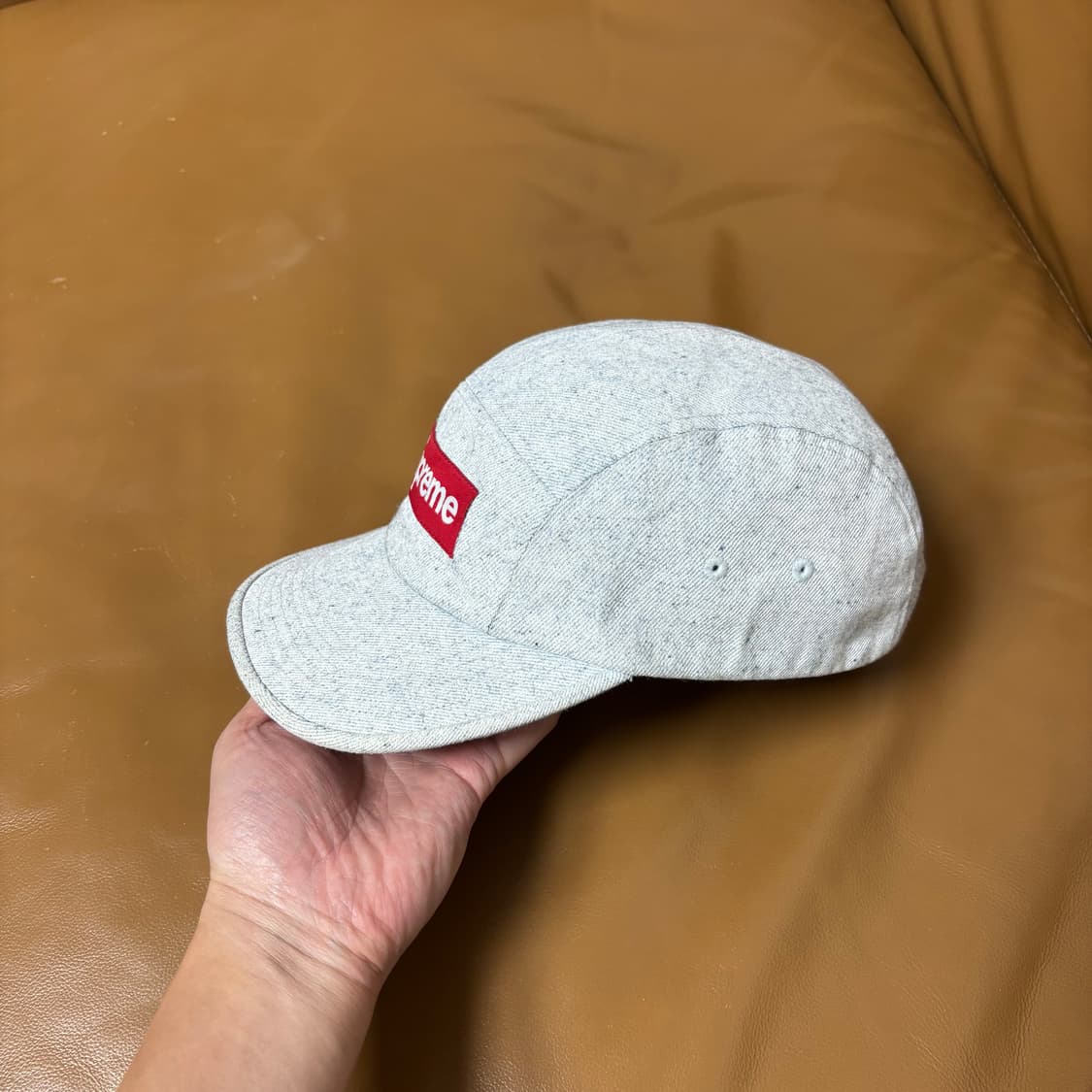 Supreme 슈프림 데님 내츄럴 캠프캡 모자 Denim Natural 상품이미지4