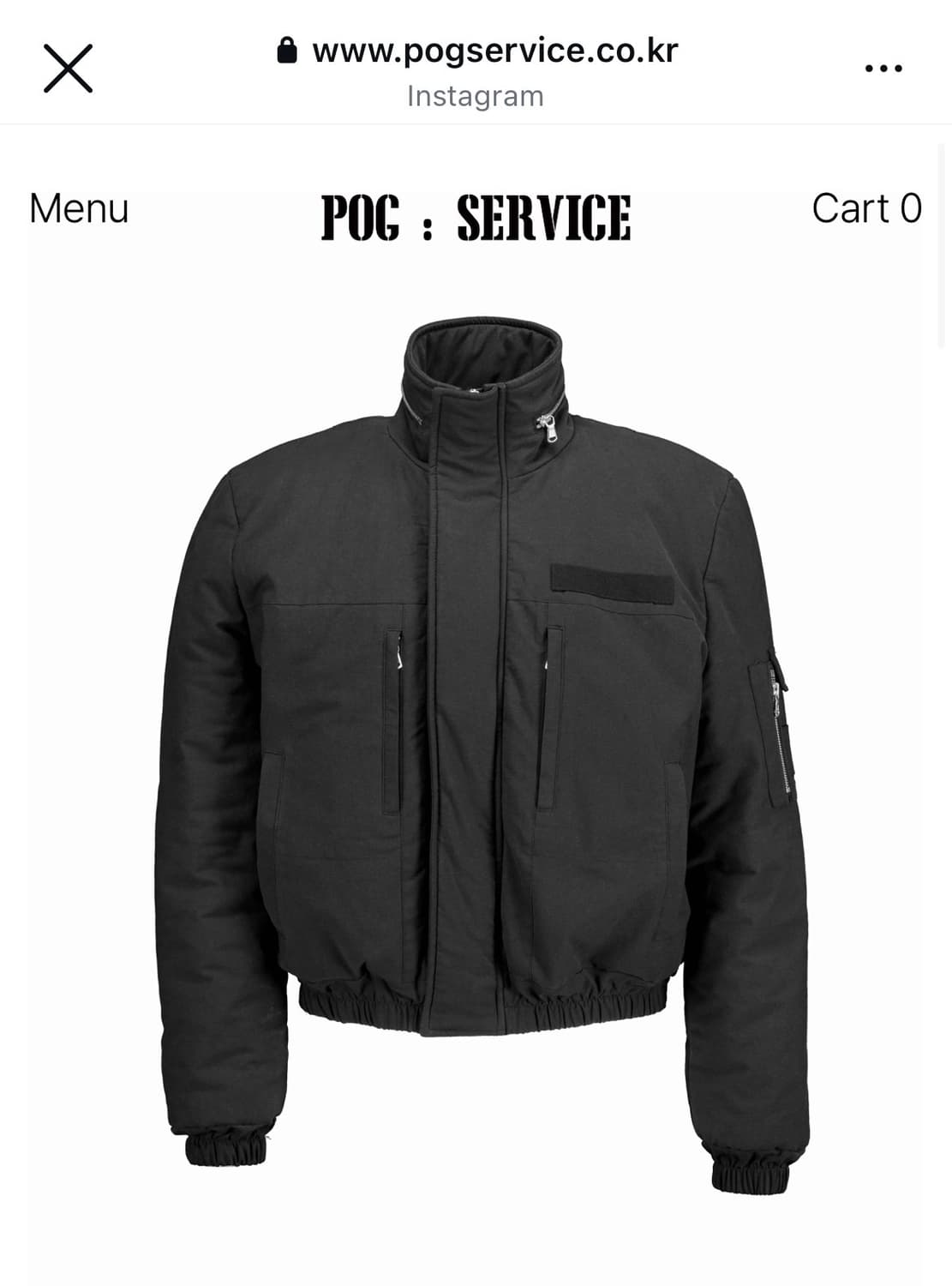 포그서비스 탱커자켓 블랙1 상품이미지1