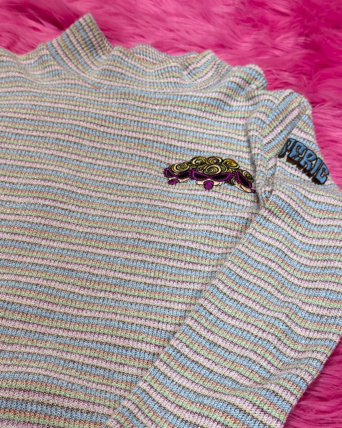 히스테릭 미니 글리터 목 폴라 티 상품이미지4