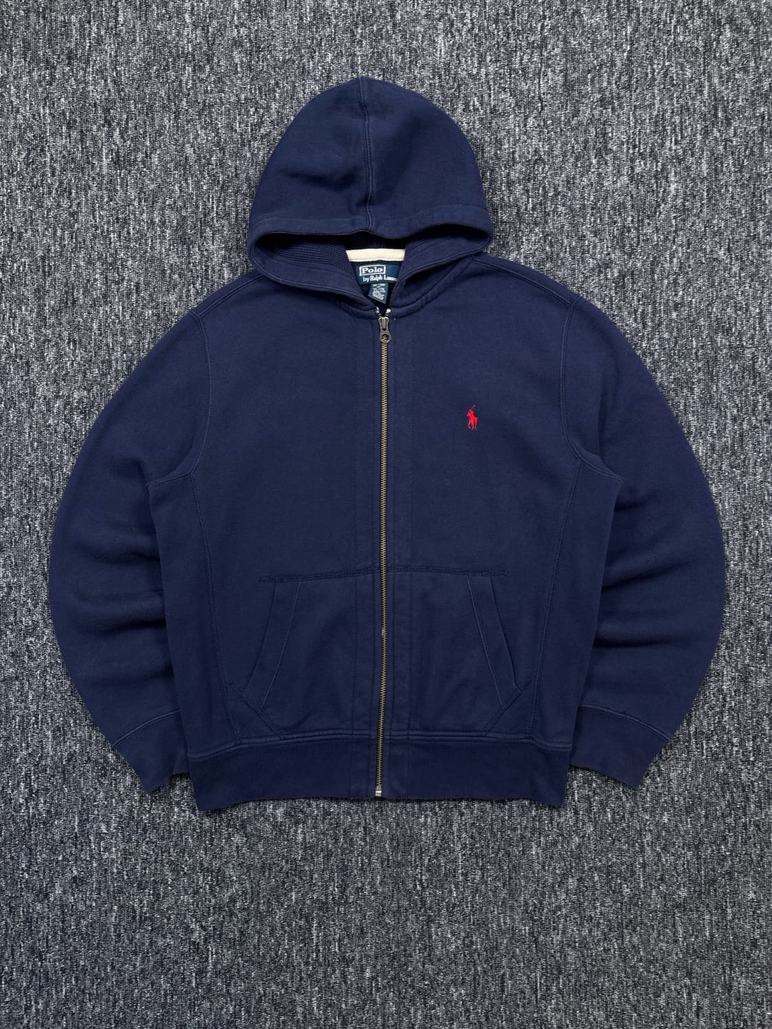 폴로 네이비 후드집업 상품이미지4