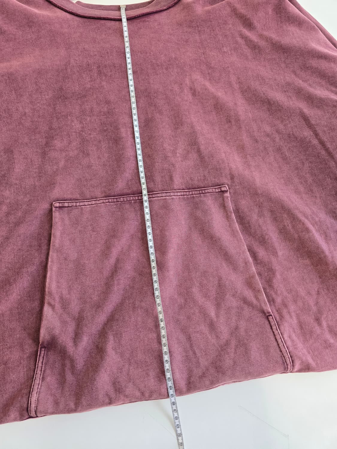 산쿠안즈 워시드 스웨트 셔츠 마살라 레드 M 상품이미지6