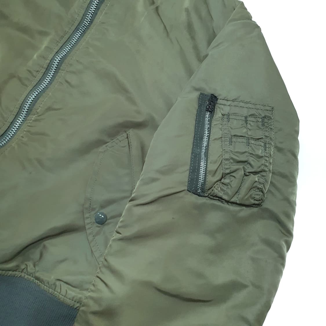 알파 90s ma-1 그라운드크루 m(105) usa made 상품이미지4