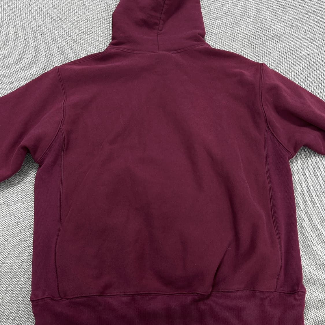 챔피온 리버스위브 버건디 후드(M) 상품이미지4
