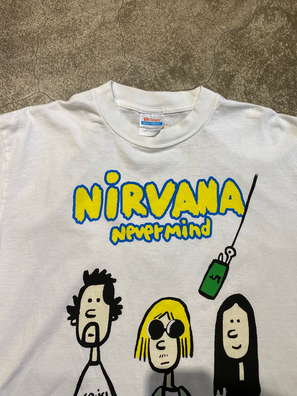 빈티지 너바나 프린팅 티셔츠 상품이미지4