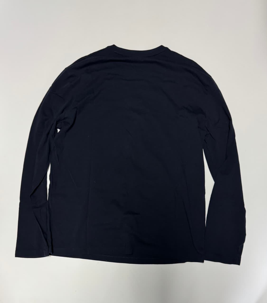 정품인증!! 아르마니 익스체인지 프린팅 긴팔 티셔츠 L 네이비 상품이미지2