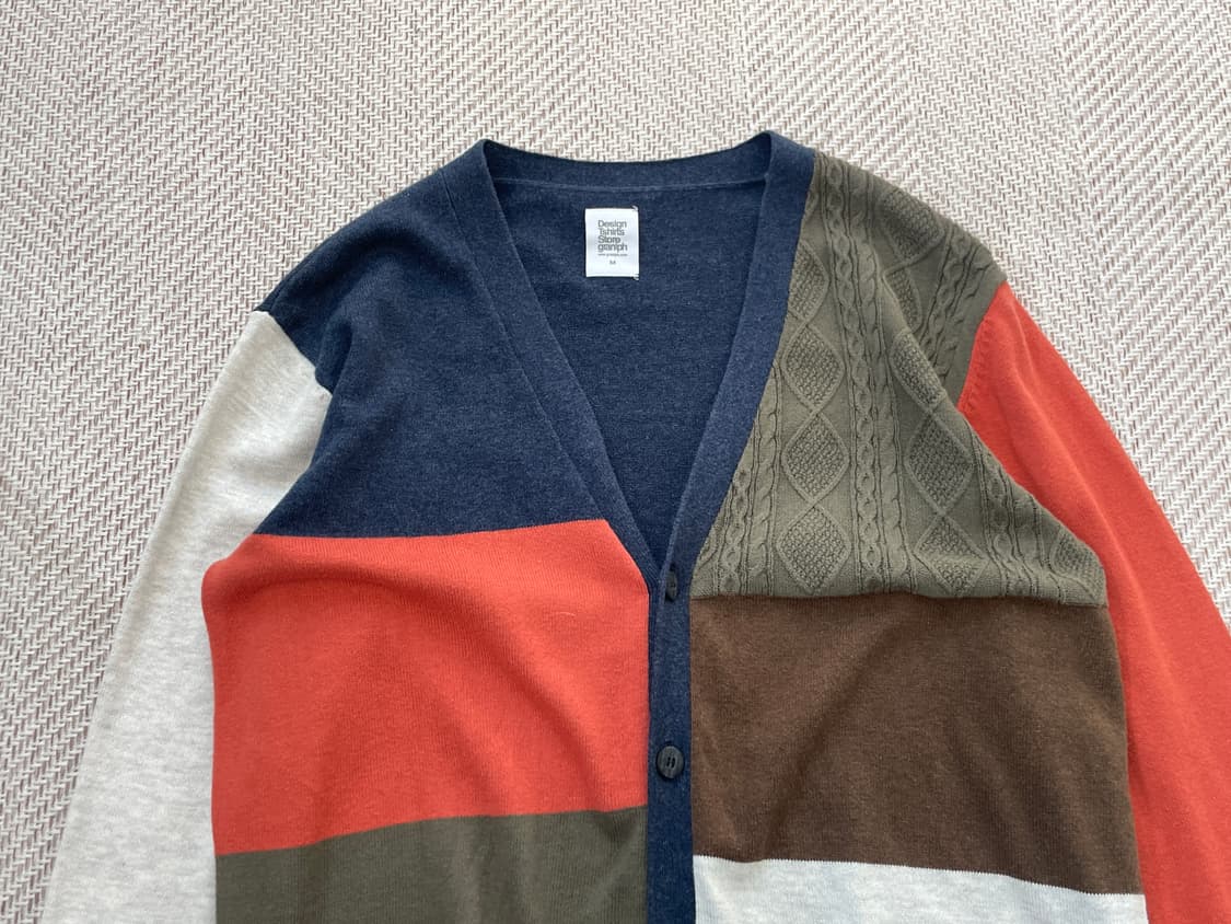 빈티지 graniph 해제추의 멀티 가디건 J04121 상품이미지2