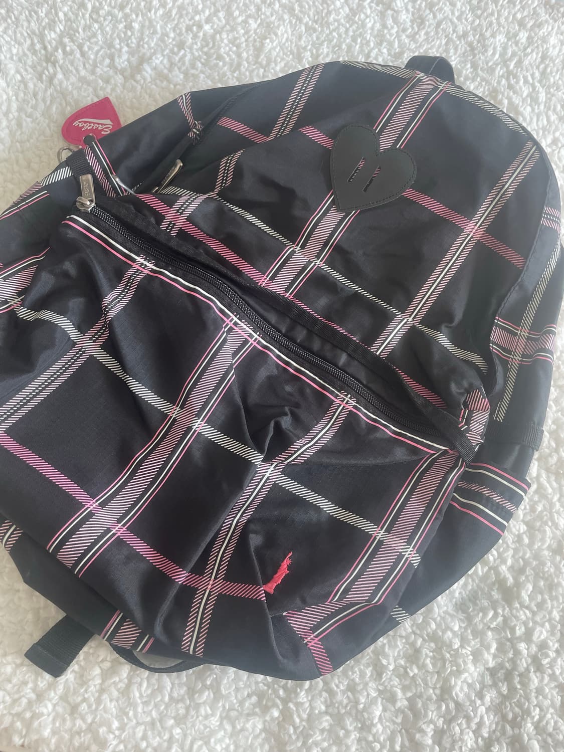 모리걸 빈티지 이스트보이 eastboy 체크 백팩 🖤💗 상품이미지2