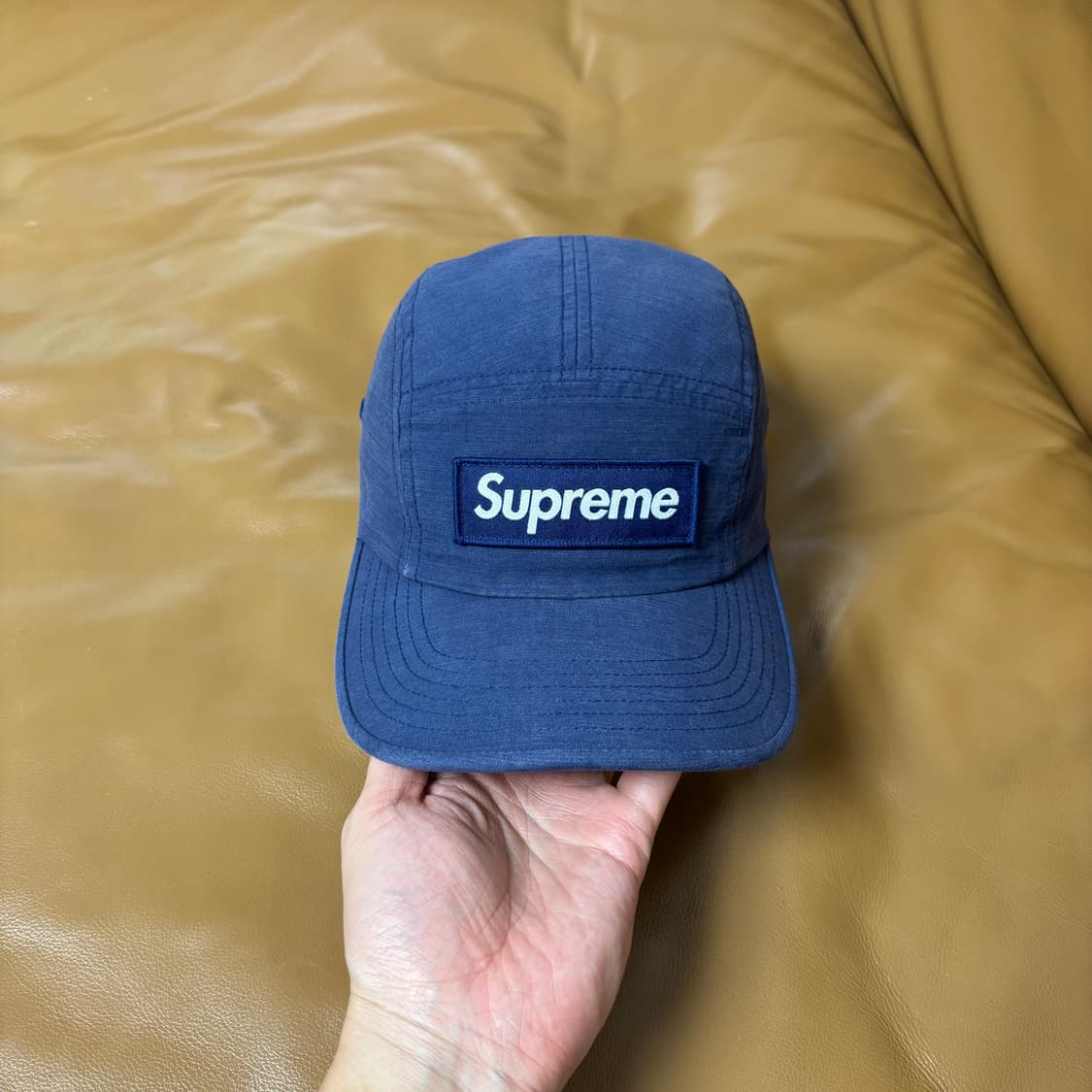Supreme 슈프림 20fw 밀리터리 워시드 네이비 캠프캡 모자 상품이미지3
