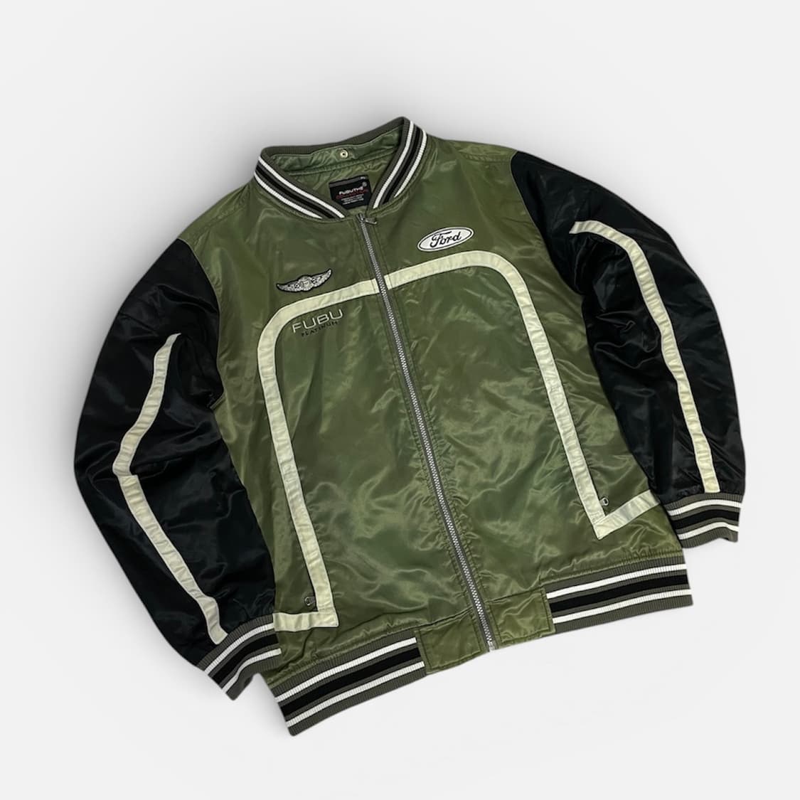 [FUBU] 후부 포드 콜라보 레이싱 자켓 카키 점퍼 상품이미지4