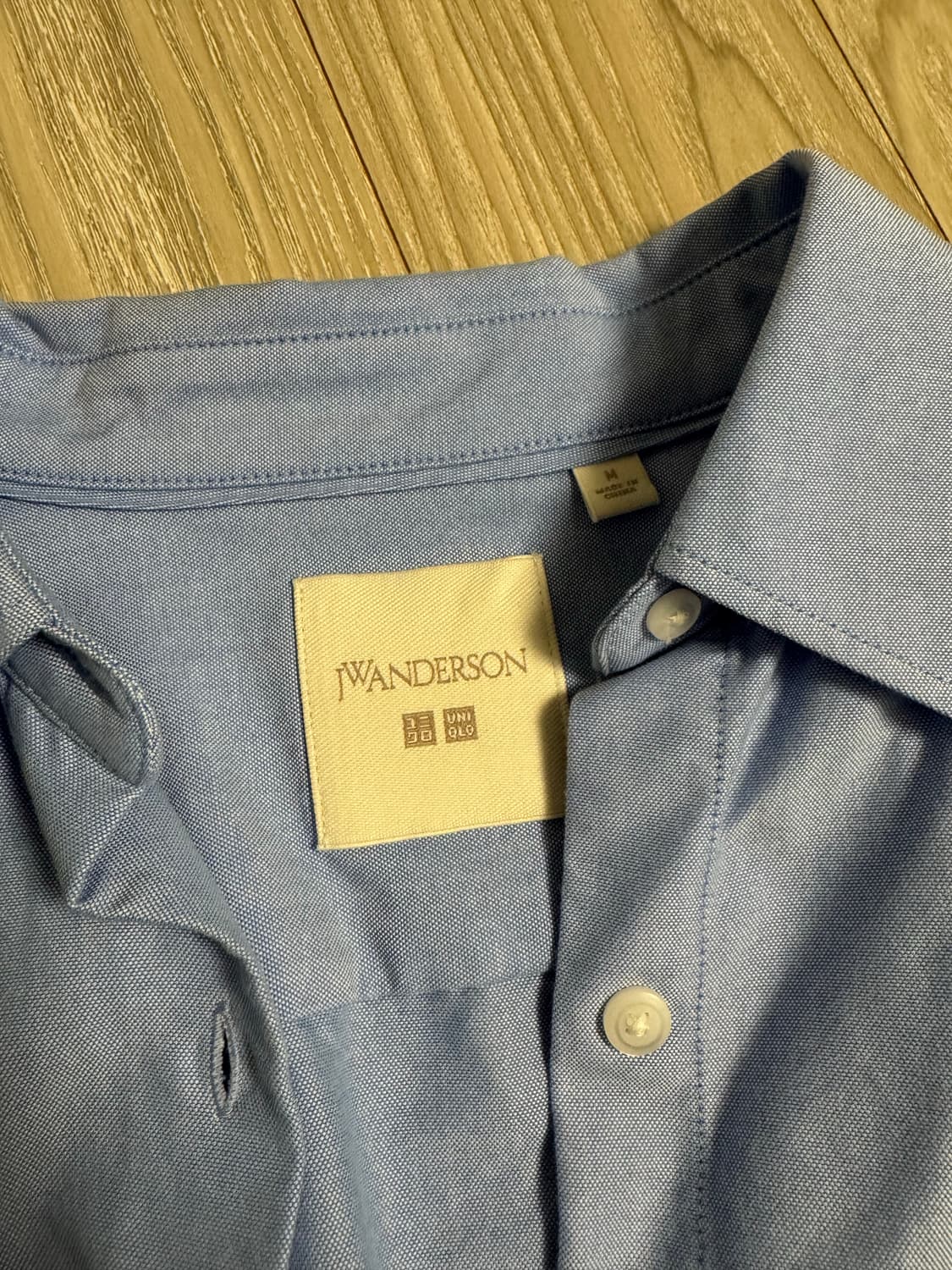 JW Anderson x Uniqlo 블루 셔츠 M 상품이미지2