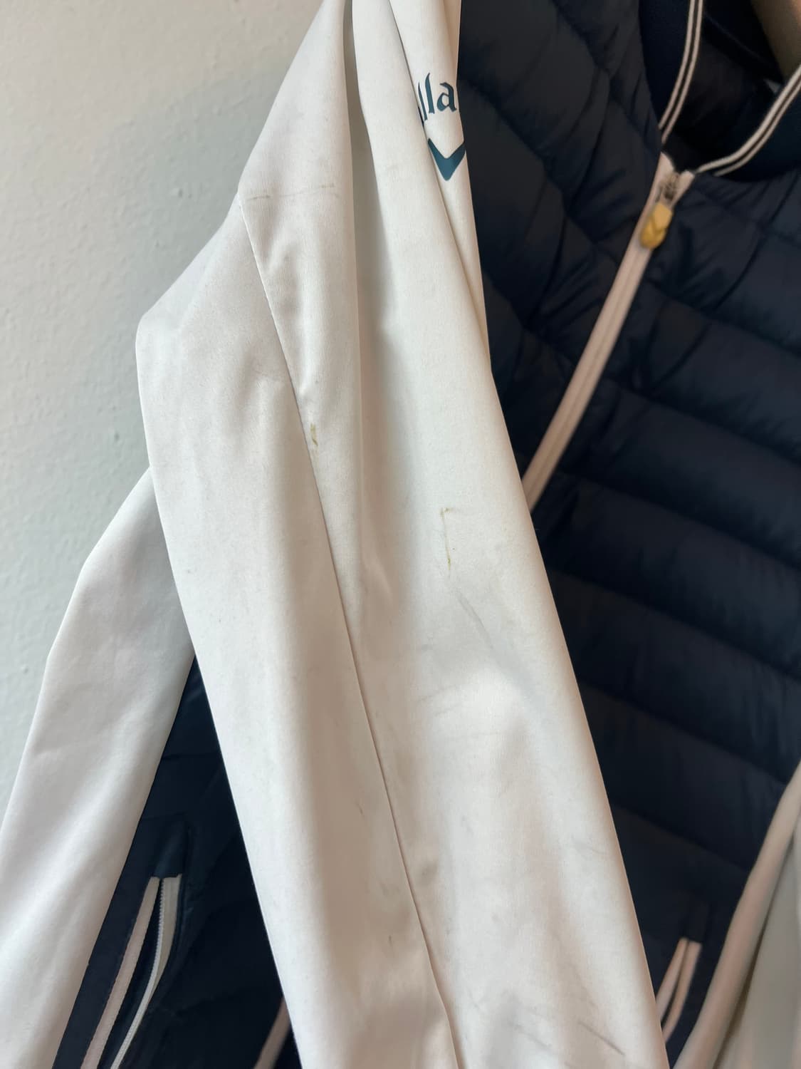 캘러웨이 남성 네이비 간절기 패딩배색자켓 골프점퍼 상품이미지8