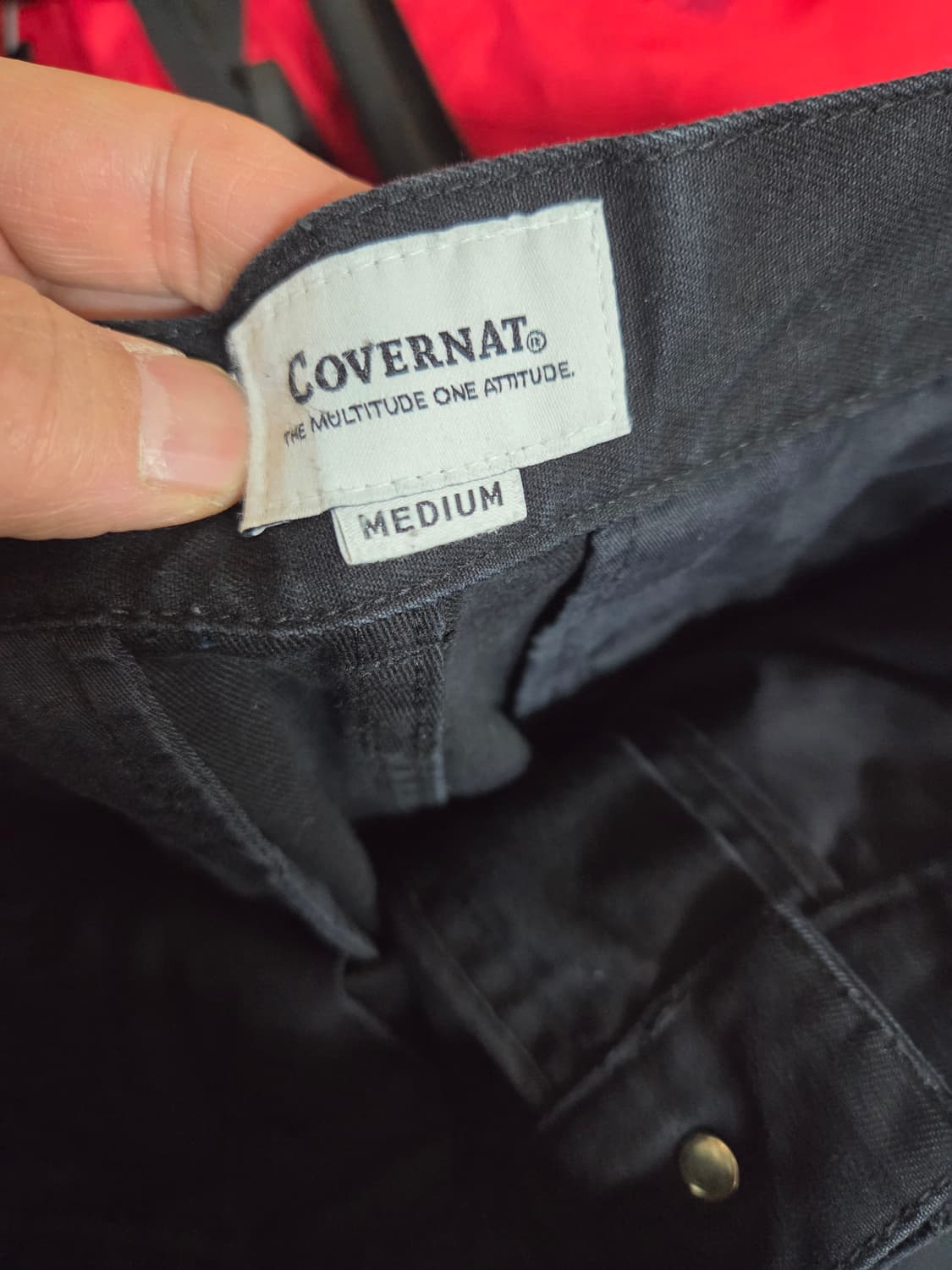 커버낫 카고 스트링 코튼 팬츠 m 대략 30 상품이미지5