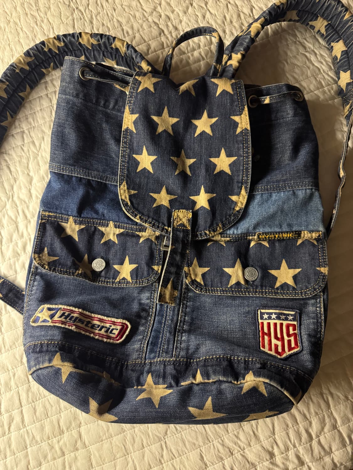 히스테릭글래머 스타 데님 백팩 상품이미지2