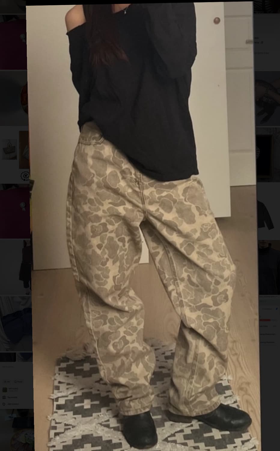 칼하트 카모 팬츠 상품이미지1