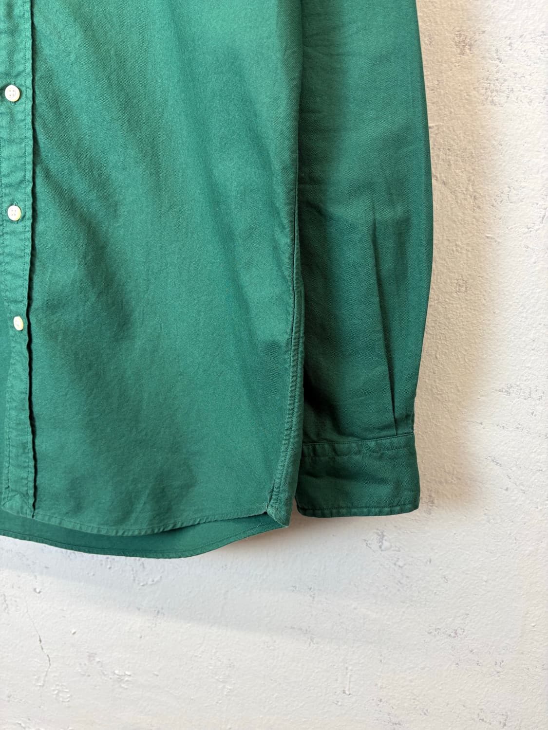 폴로랄프로렌 큐알라벨 클래식핏 그린 셔츠 상품이미지3