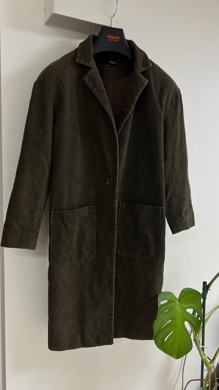 MIXXO 코듀로이 코트 S 상품이미지1