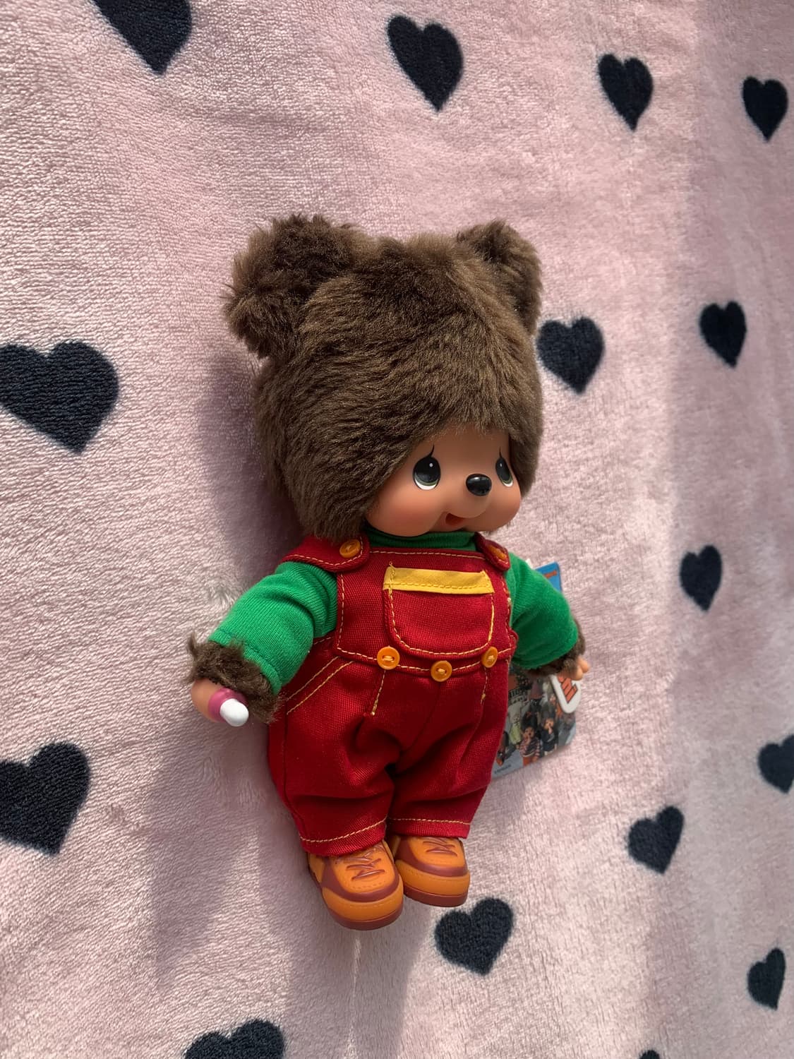 몬치치 애니메이션 멜빵 토모다치 쿠마인형 상품이미지2