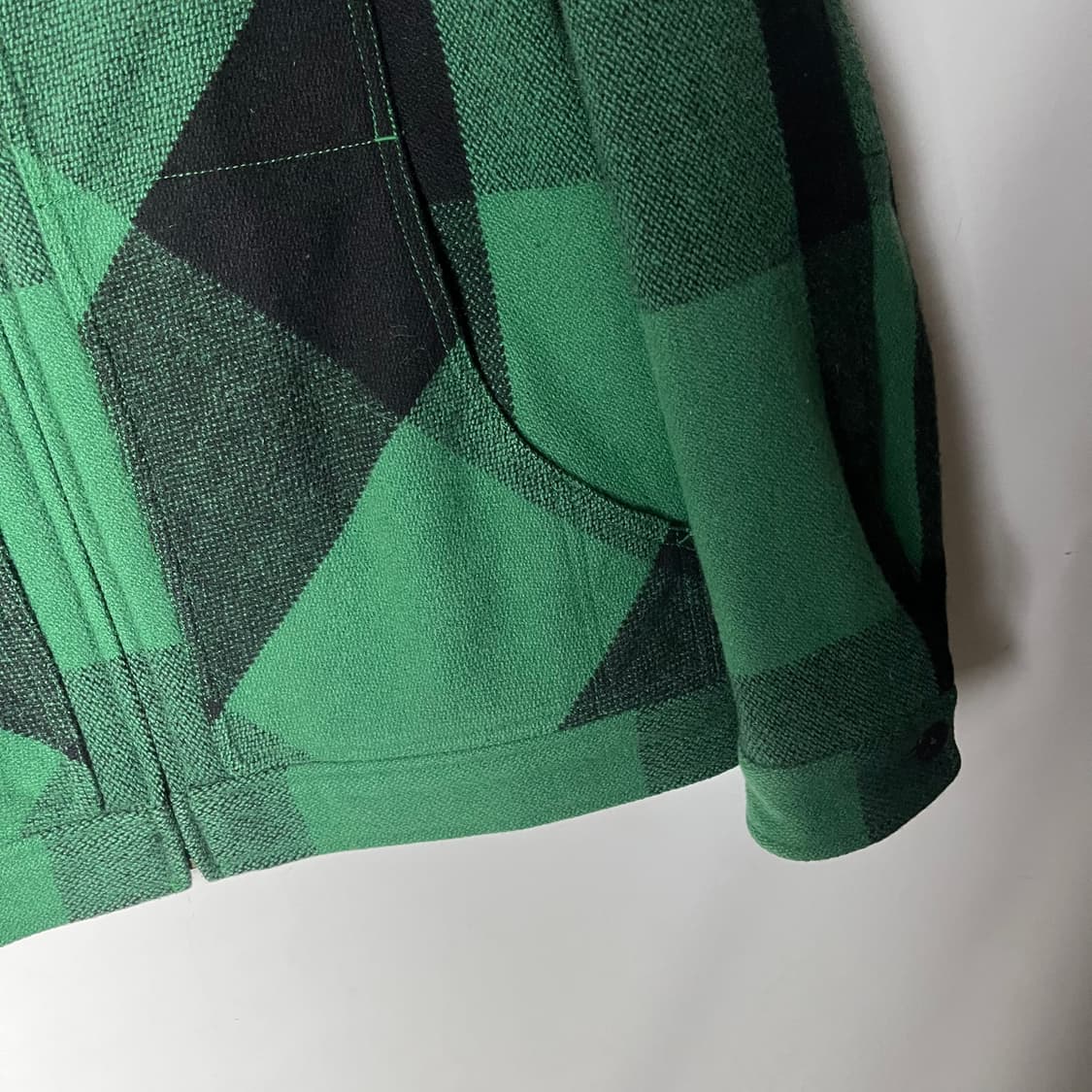 [Coleman] 콜맨 재팬 그린 버팔로 체크 울자켓 상품이미지4