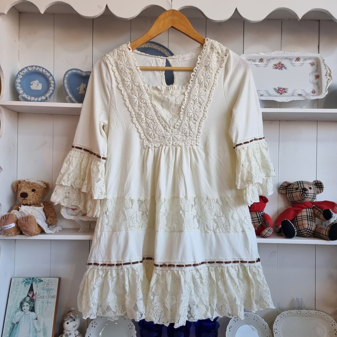 리즈리사 LIZ LISA 레이스 티어드 원피스 상품이미지5